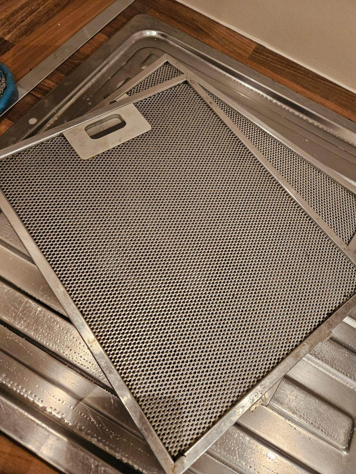 Cooker Extractor Gill Cleaning After